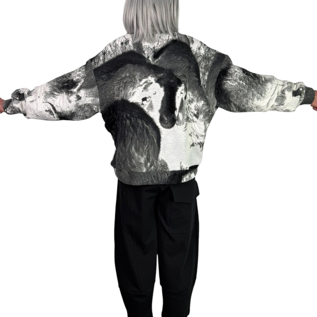 UNISEX KNITTED SHEEPS SWEATSHIRT