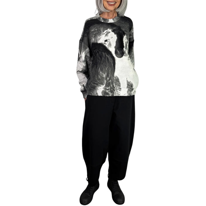 UNISEX KNITTED SHEEPS SWEATSHIRT