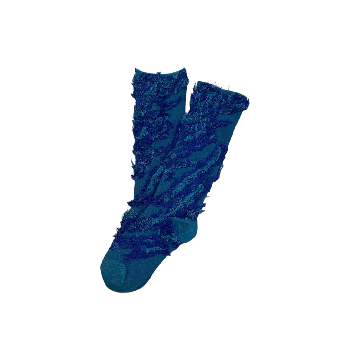 BI-COLOR FRINGE SOCKS