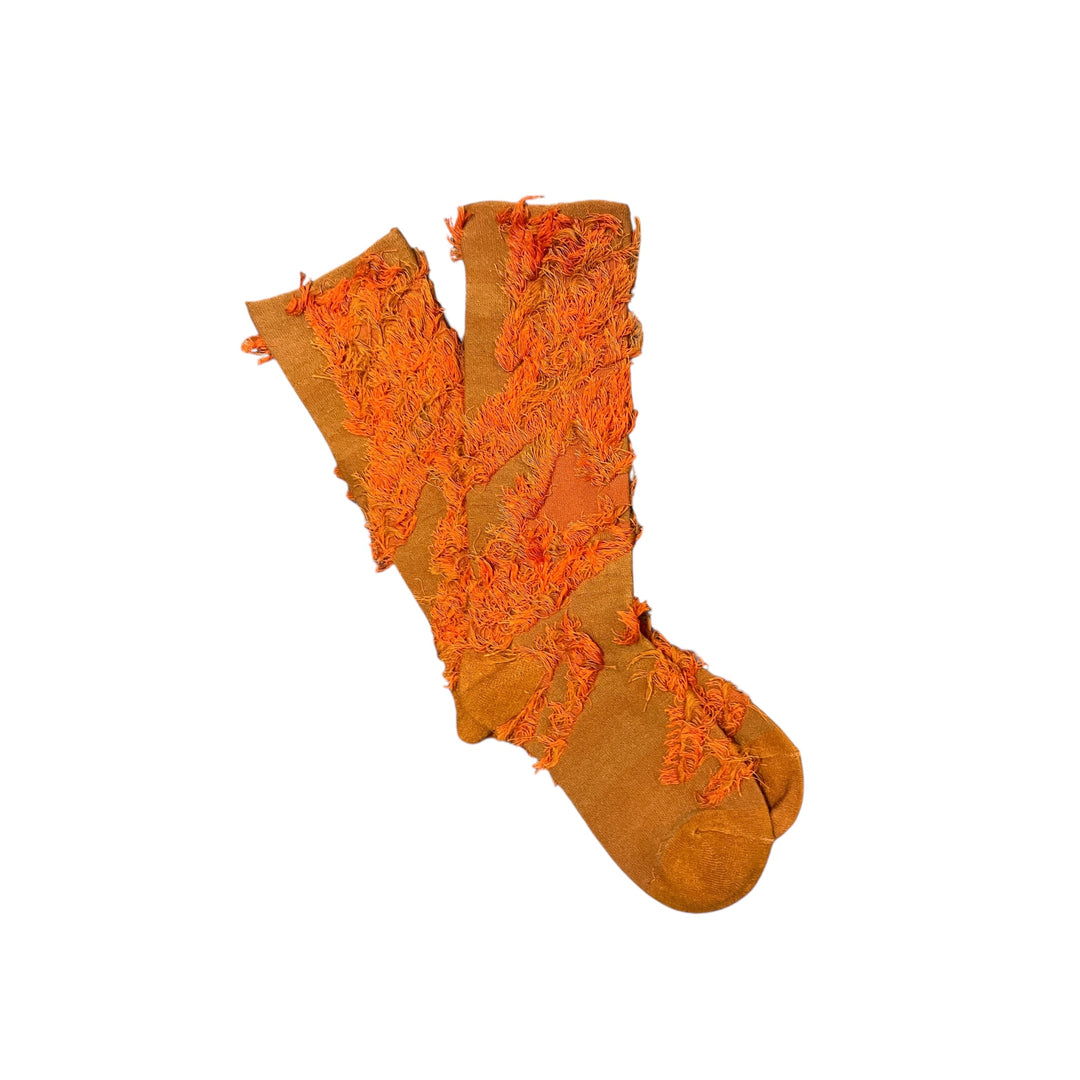 BI-COLOR FRINGE SOCKS