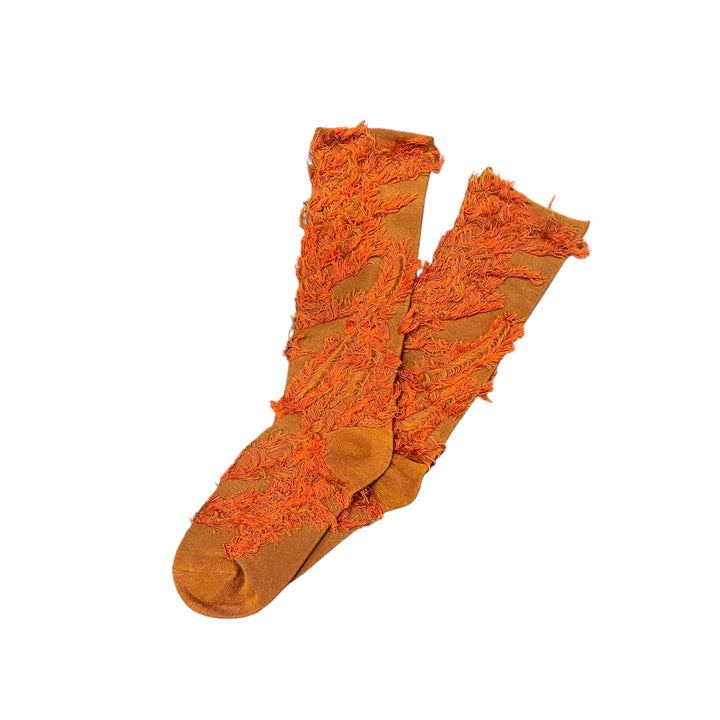 BI-COLOR FRINGE SOCKS