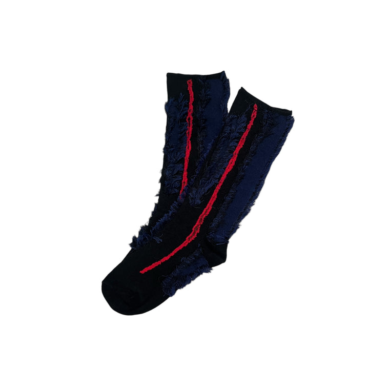 BI-COLOR FRINGE SOCKS