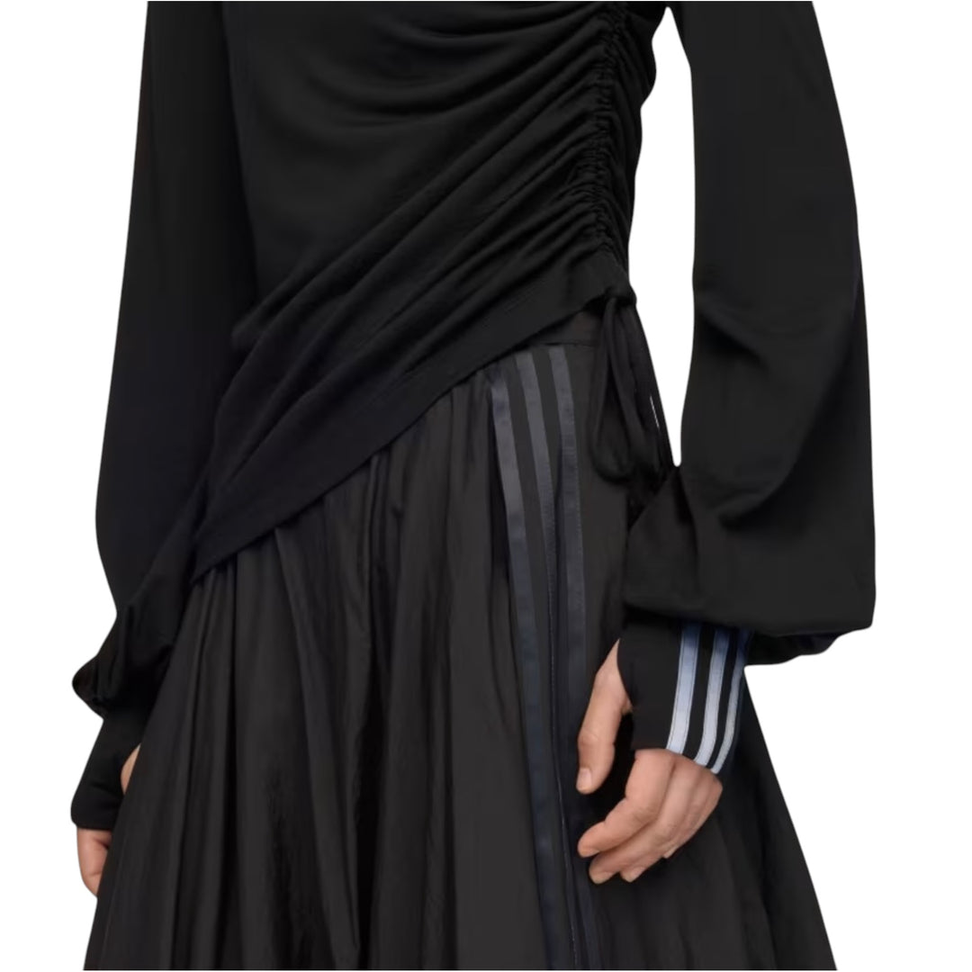 CINCHED DRAPE L/S TEE