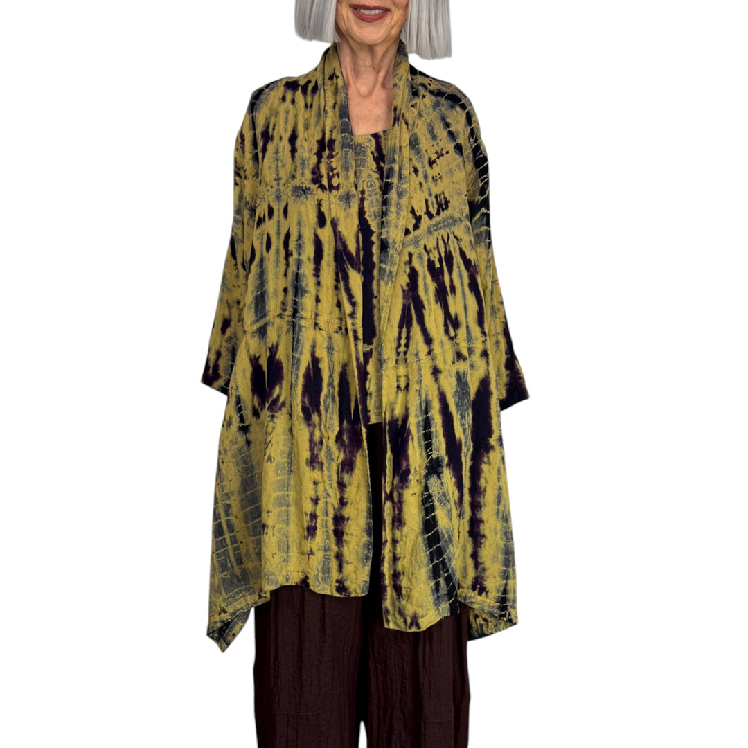 HAND DYED GAIA COAT