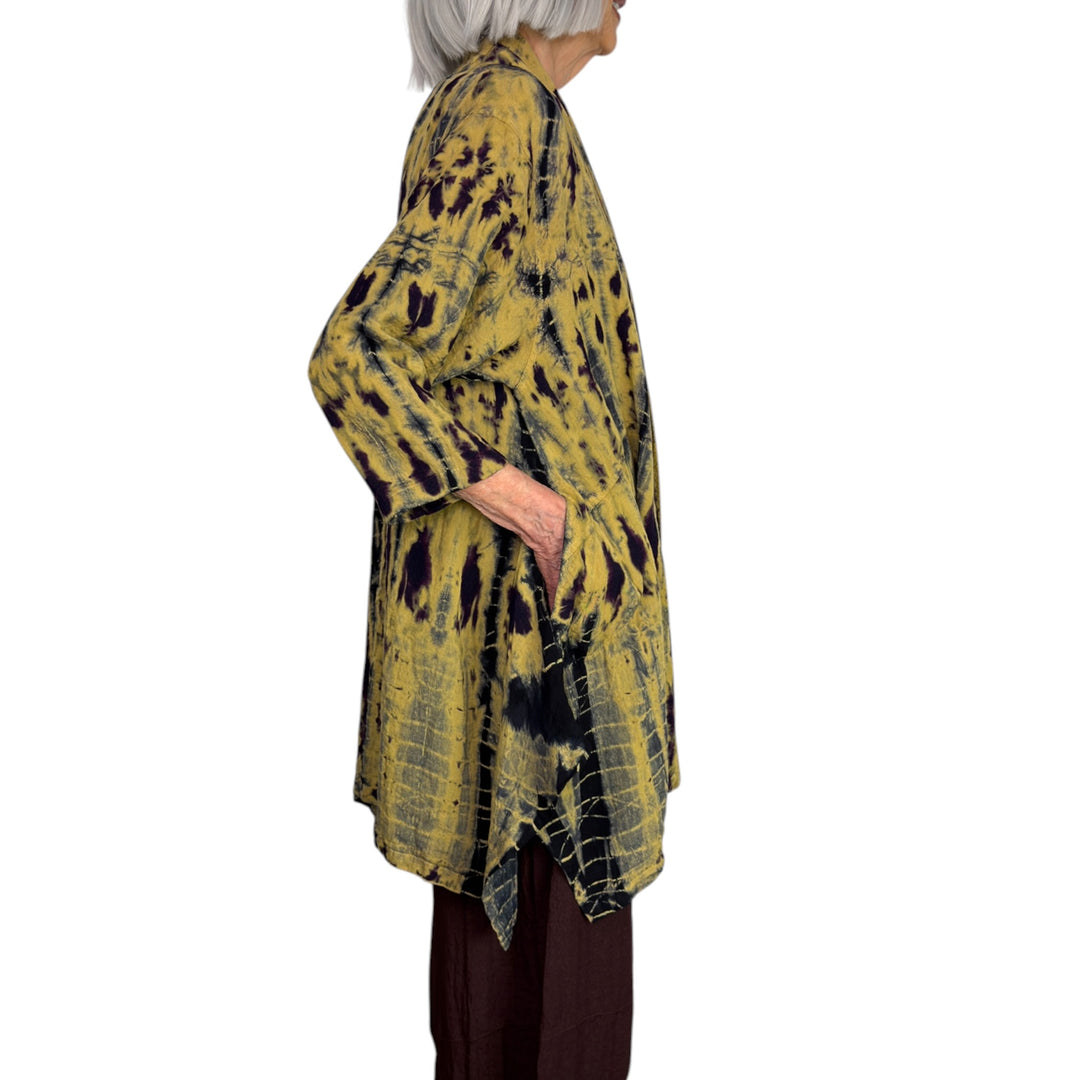 HAND DYED GAIA COAT