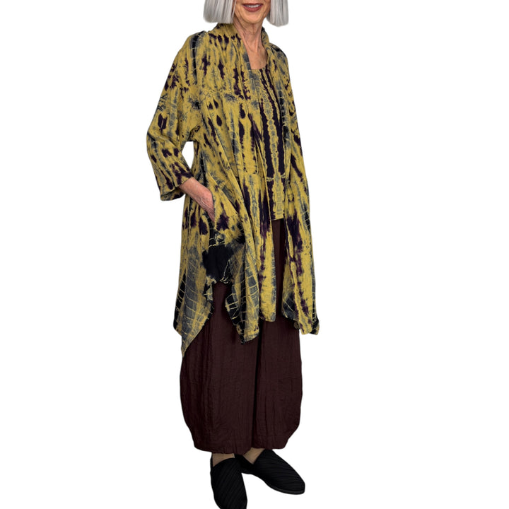 HAND DYED GAIA COAT