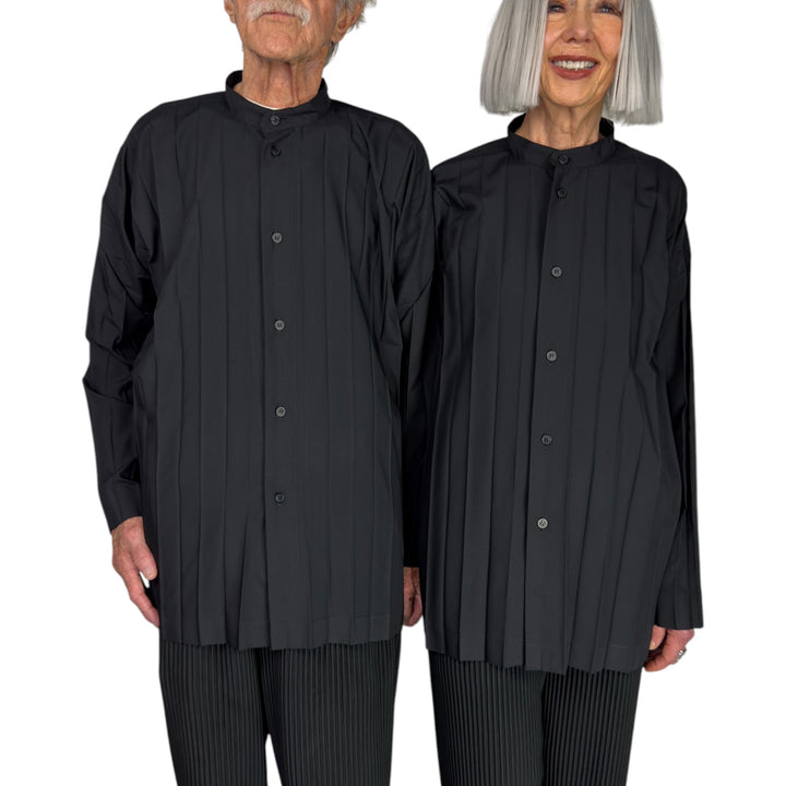 EDGE STAND COLLAR SHIRT