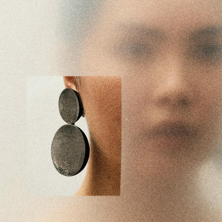 ARIDA DOUBLE DISC EARRINGS