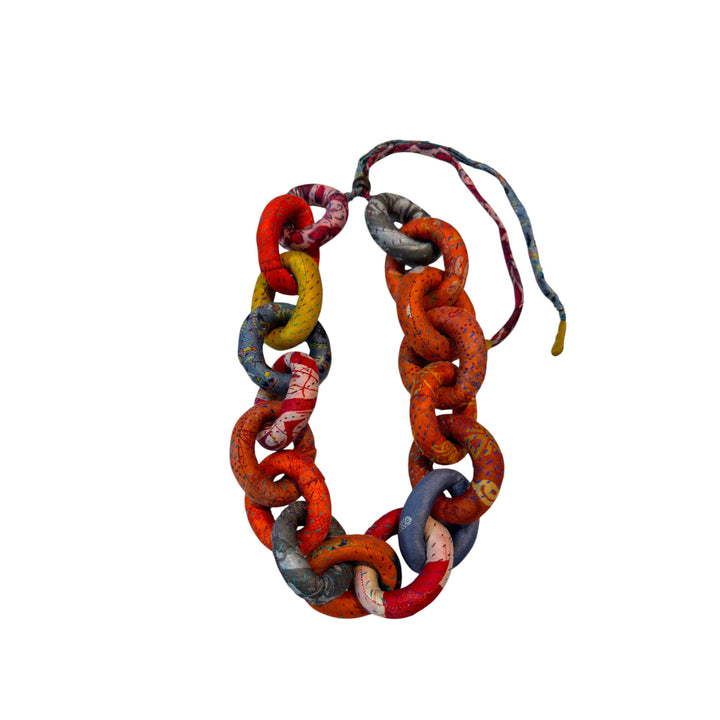 VINTAGE SILK CHAIN NECKLACE