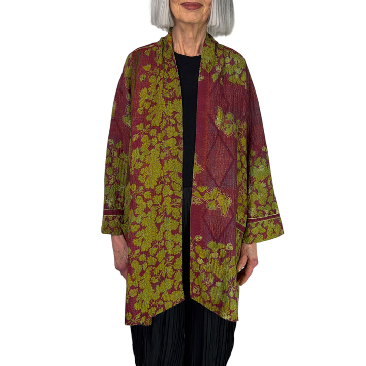 OVERDYE PRINT A-LINE JACKET