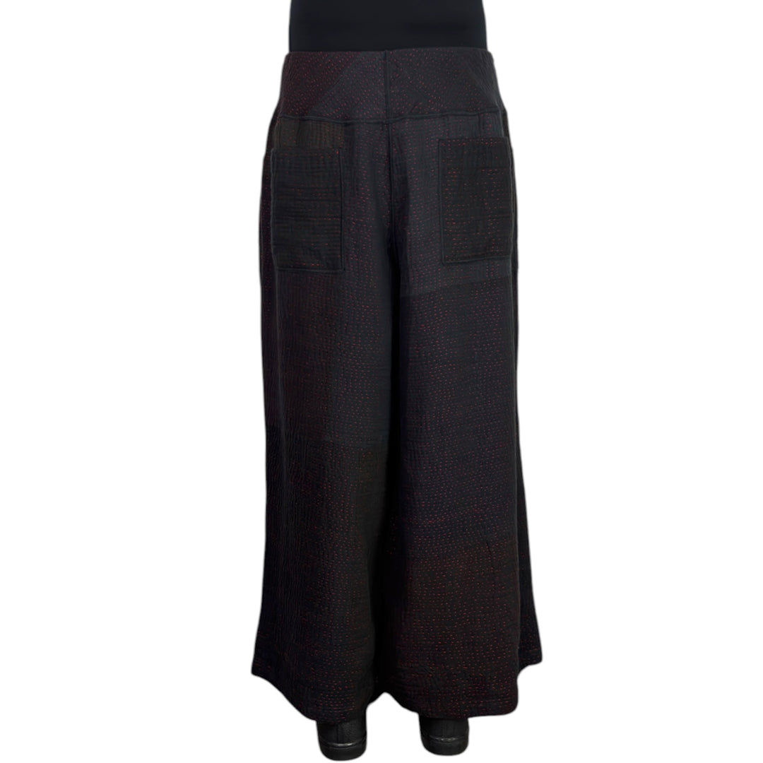 MUJI PATCH WIDE LEG PANT