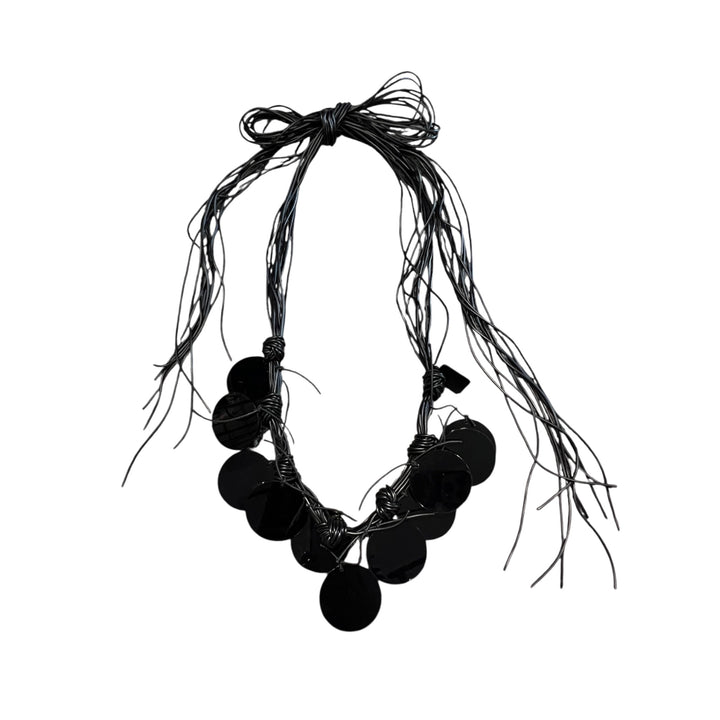 SMALL ROUND DISC NECKLACE/BELT