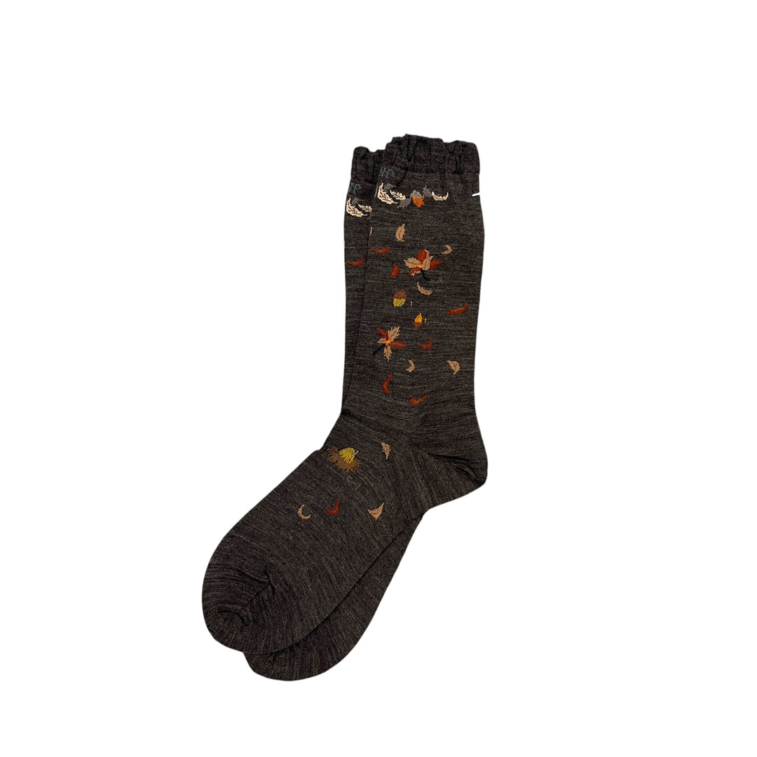 WIND & ACORN TREE ANKLE SOCKS