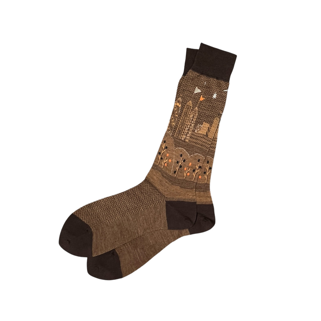 MEN'S CITY SCAPE TROUSER SOCKS