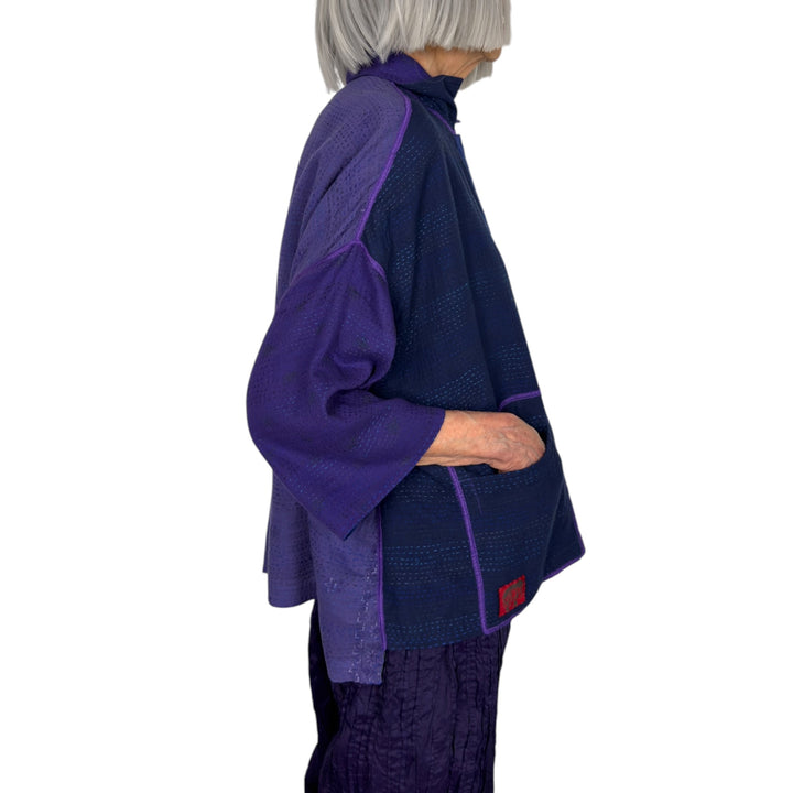 BROCADE PATCH TENT SHIRT