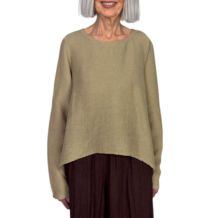 RAYON TUCK TOPPER