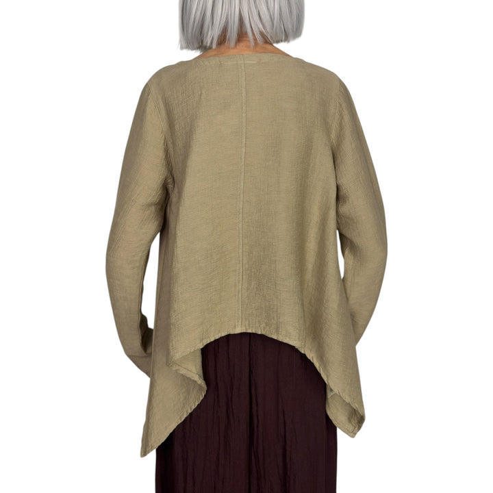 RAYON TUCK TOPPER