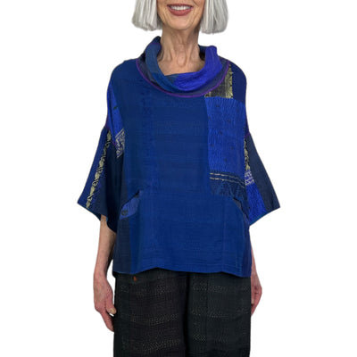 COWLNECK PONCHO TOP
