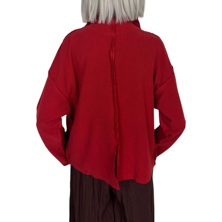 FUNNEL NECK COTTON CANVAS JACKET