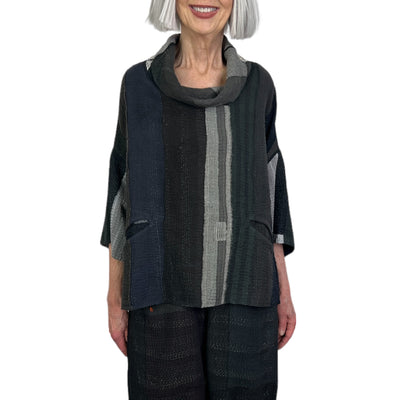 COWLNECK PONCHO TOP