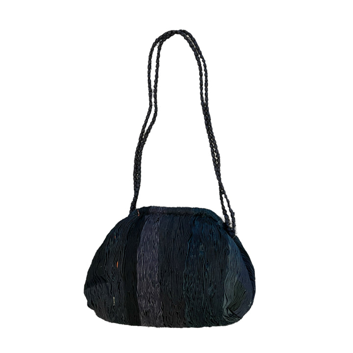 PLEATED CLUTCH SHOULDER BAG