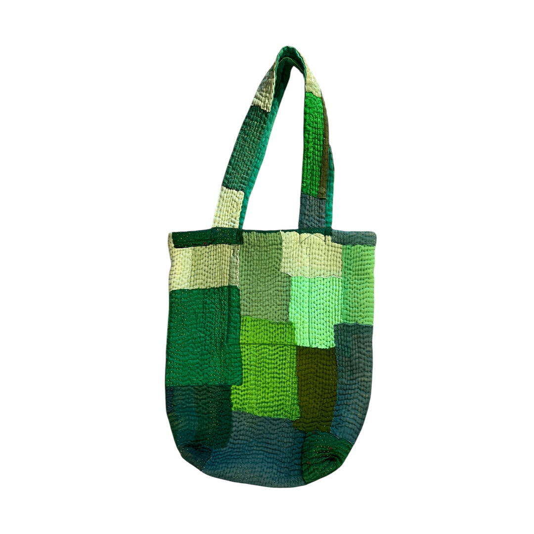 LANDSCAPE VINTAGE KANTHA TOTE BAG