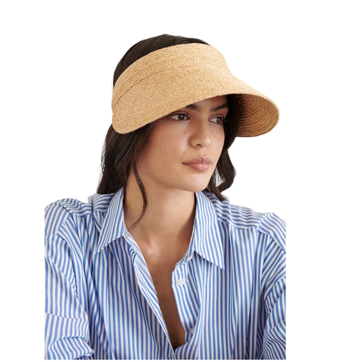 KIRSTEN RAFFIA VISOR