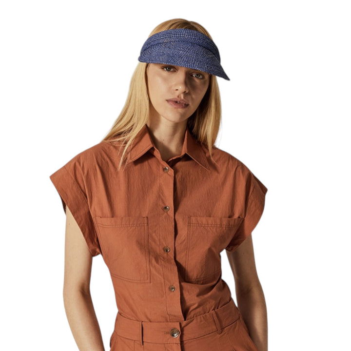ERIN SLIP ON RAFFIA VISOR