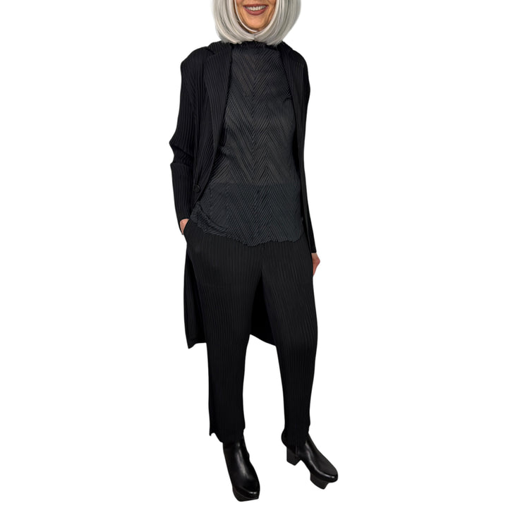 HATCHING BOTTOMS SLIM PANT