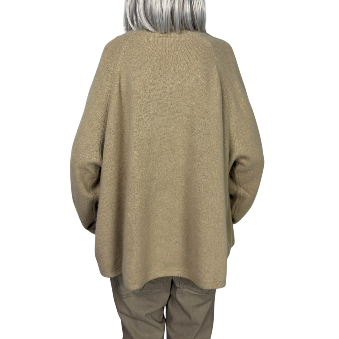 HI-NECK RACCOON SWEATER