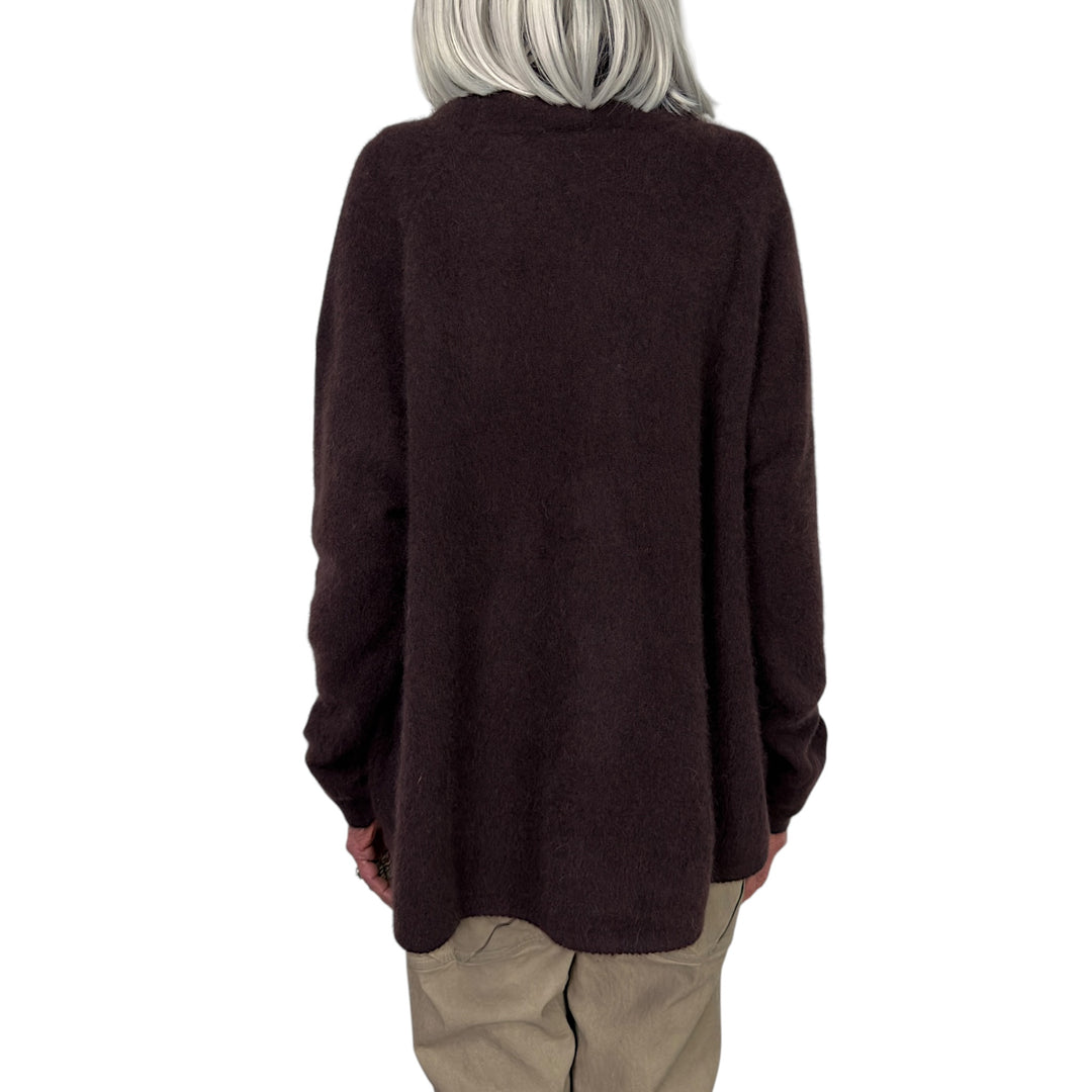 HI-NECK RACCOON SWEATER