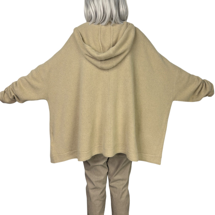 RACCOON ZIP CARDIGAN W/HOOD