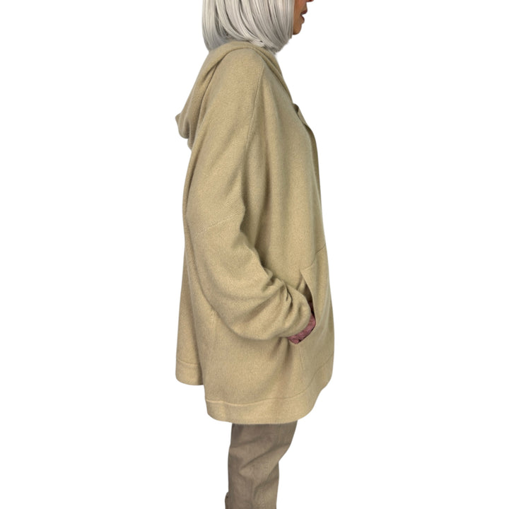 RACCOON ZIP CARDIGAN W/HOOD