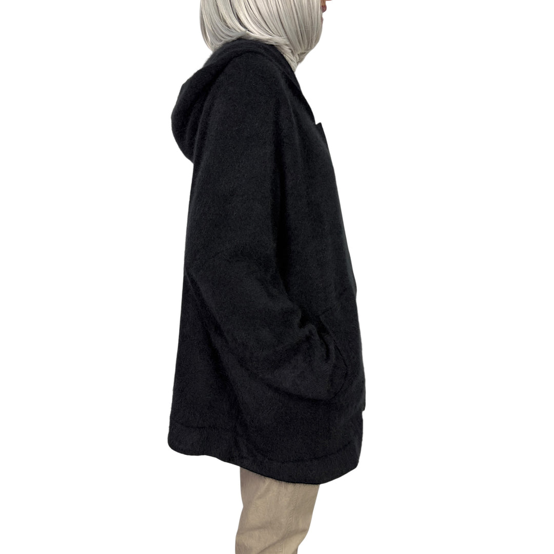 RACCOON ZIP CARDIGAN W/HOOD