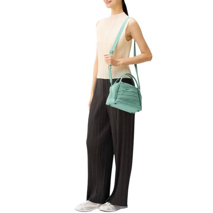 BIAS PLEATS SMALL BAG