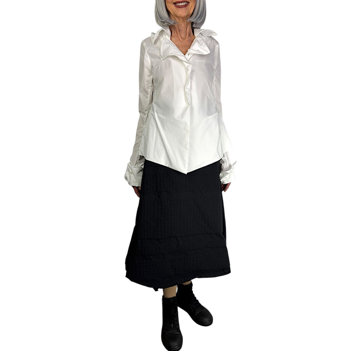 BLOUSE W/FLEXIBLE WIRE