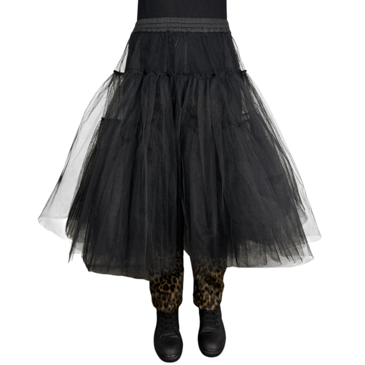 LAYERED TULLE FULL SKIRT