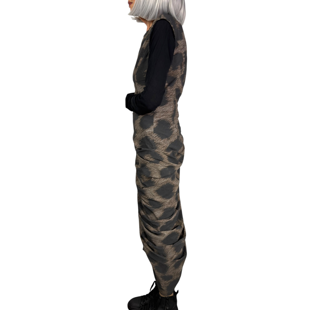 LEOPARD PRINT SLIM DRESS