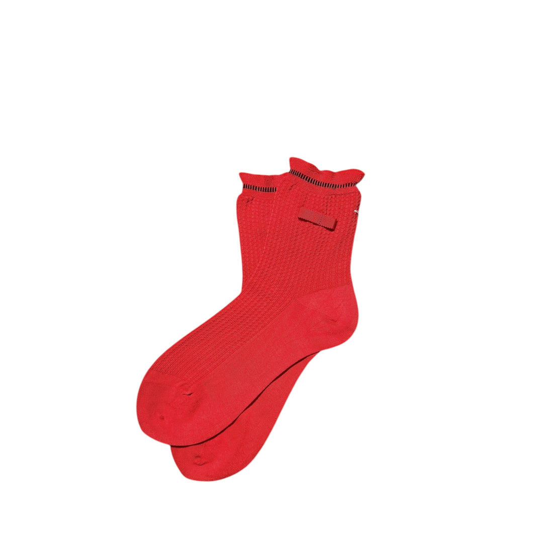 WAFFLE RIBBON SOCKS