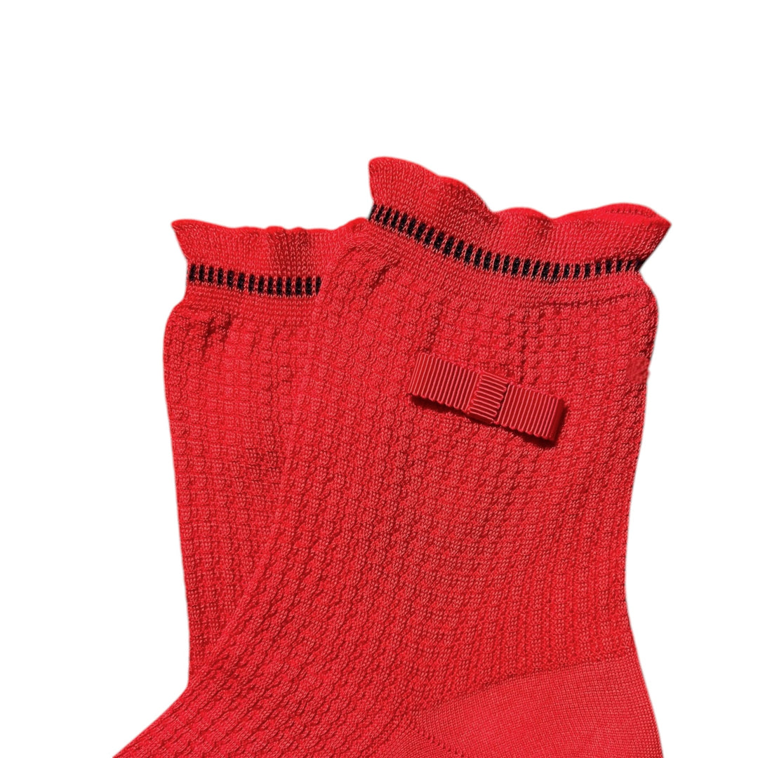 WAFFLE RIBBON SOCKS