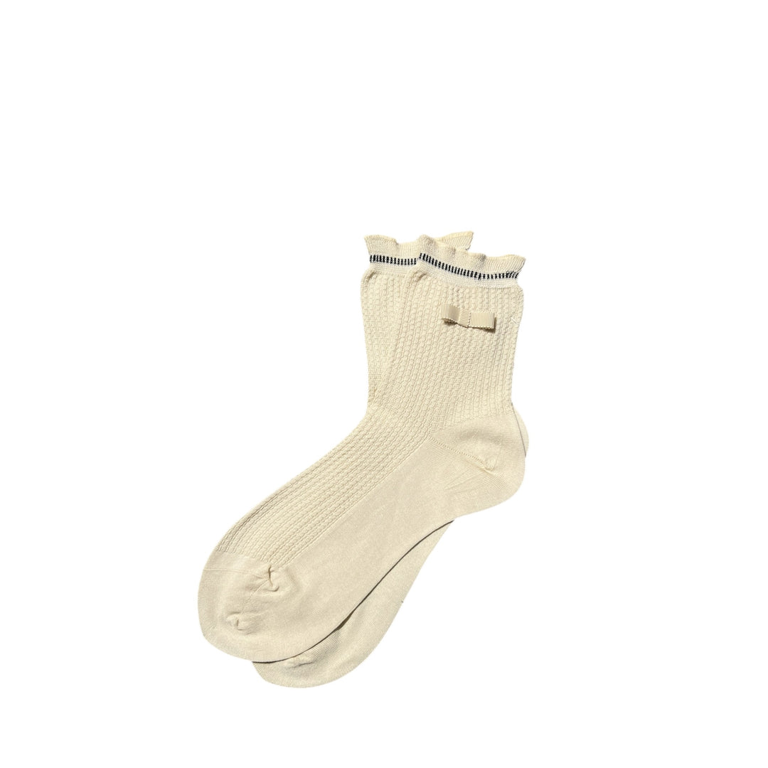 WAFFLE RIBBON SOCKS