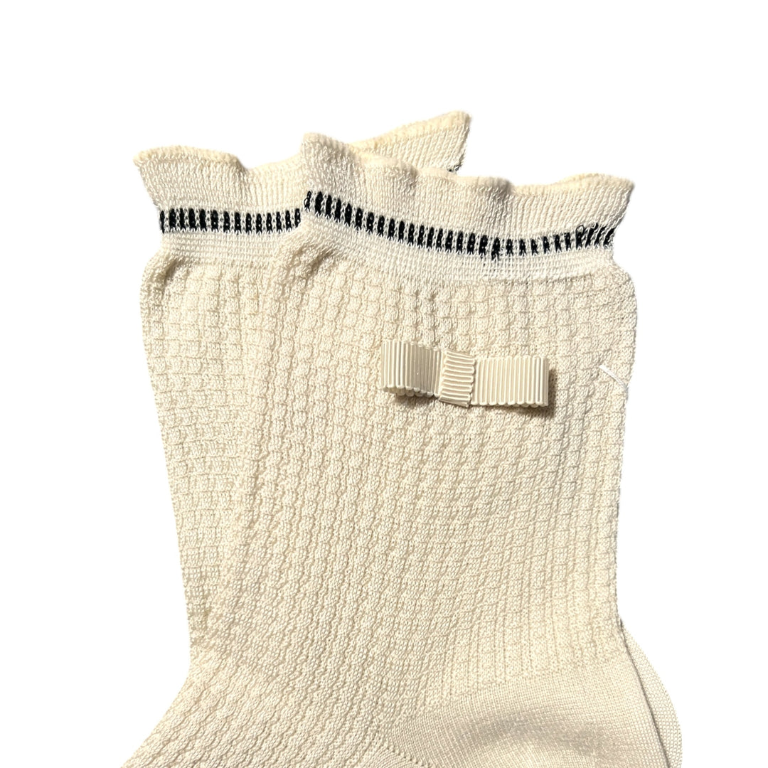 WAFFLE RIBBON SOCKS