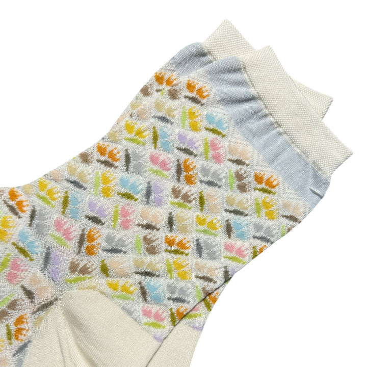 DANCING TULIPS ANKLE SOCKS
