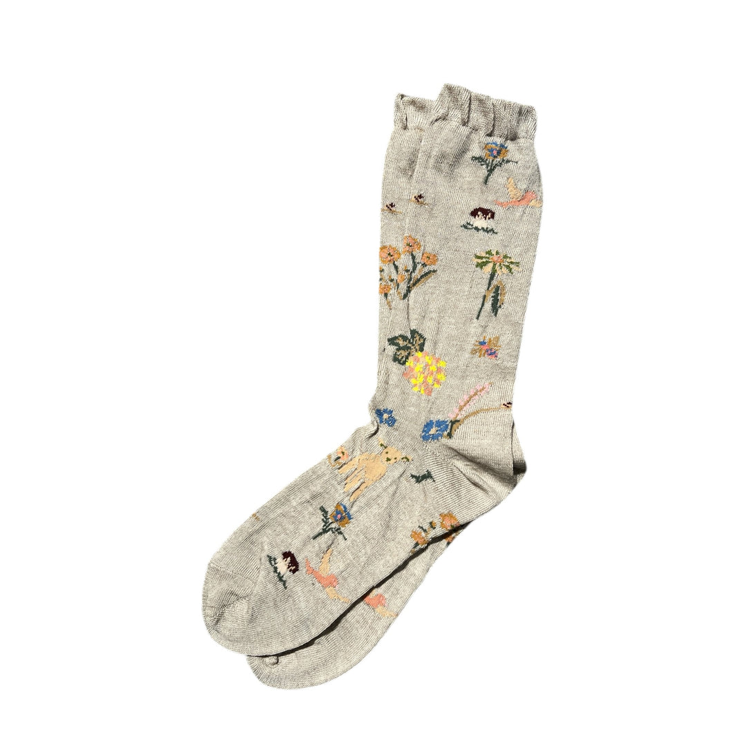 GARDEN FLOWERS TROUSER SOCKS