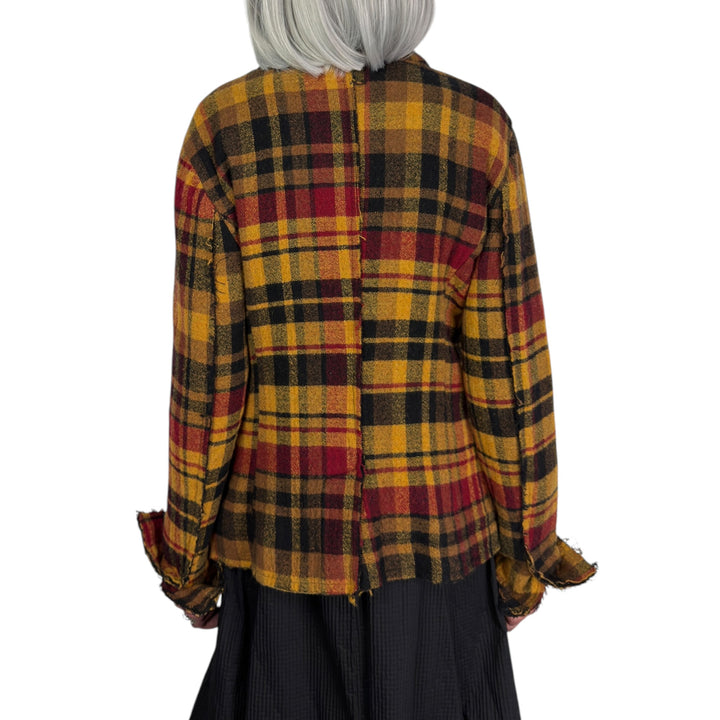 WOOL PLAID JACKET