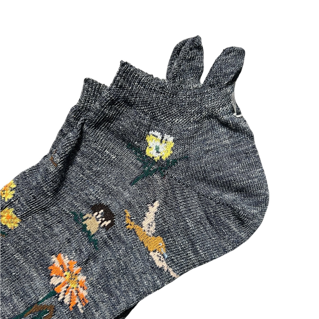GARDEN FLOWERS ANKLET SOCK