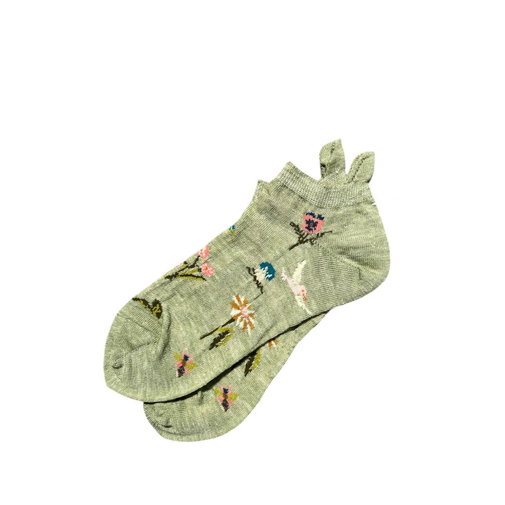 GARDEN FLOWERS ANKLET SOCKS