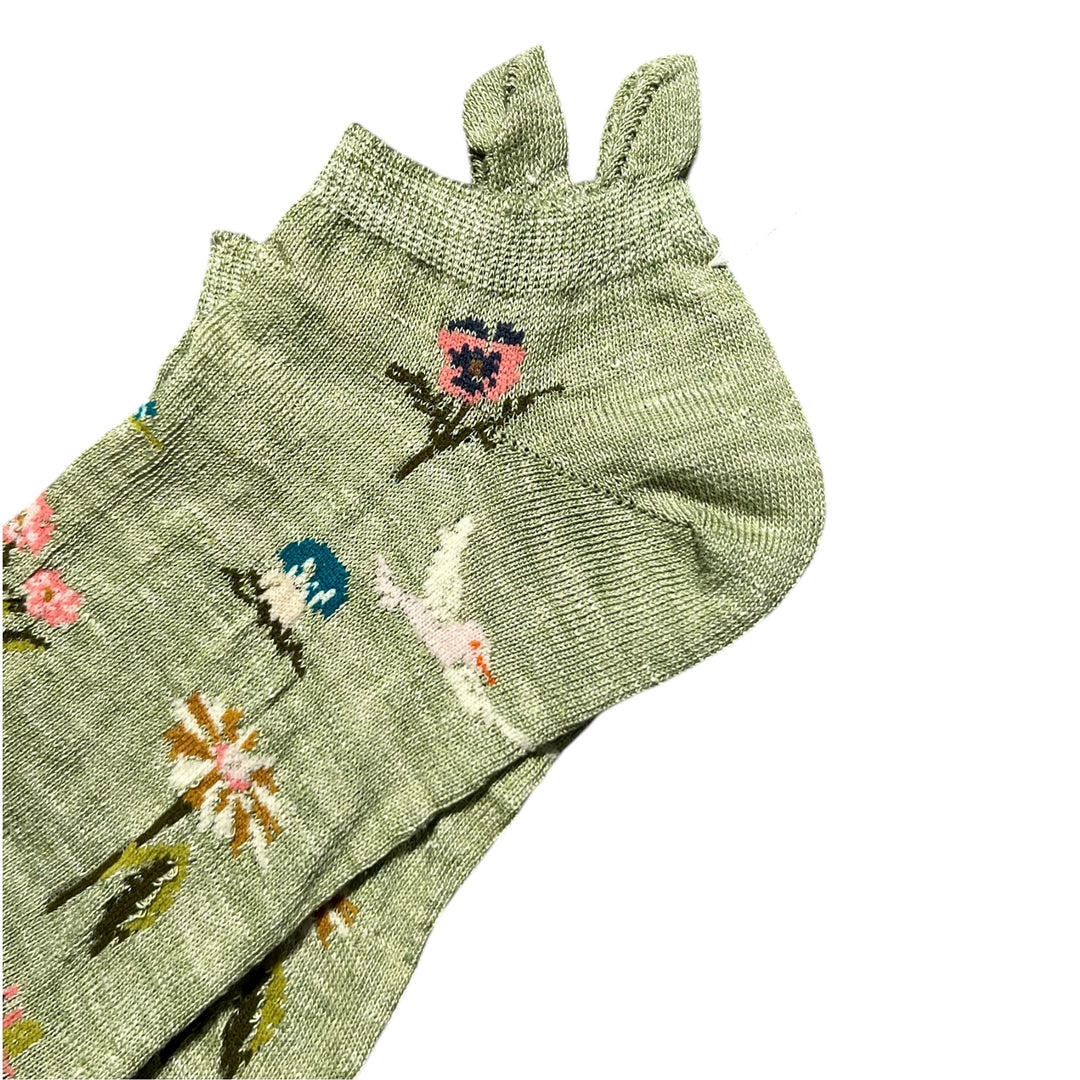 GARDEN FLOWERS ANKLET SOCKS