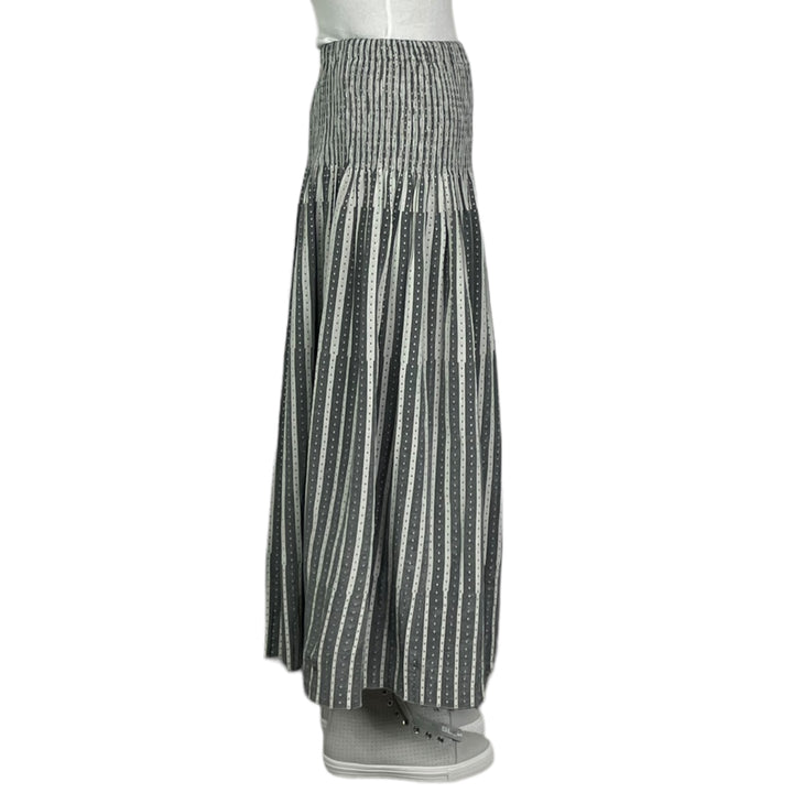 DOT STRIPE LOOMED SKIRT