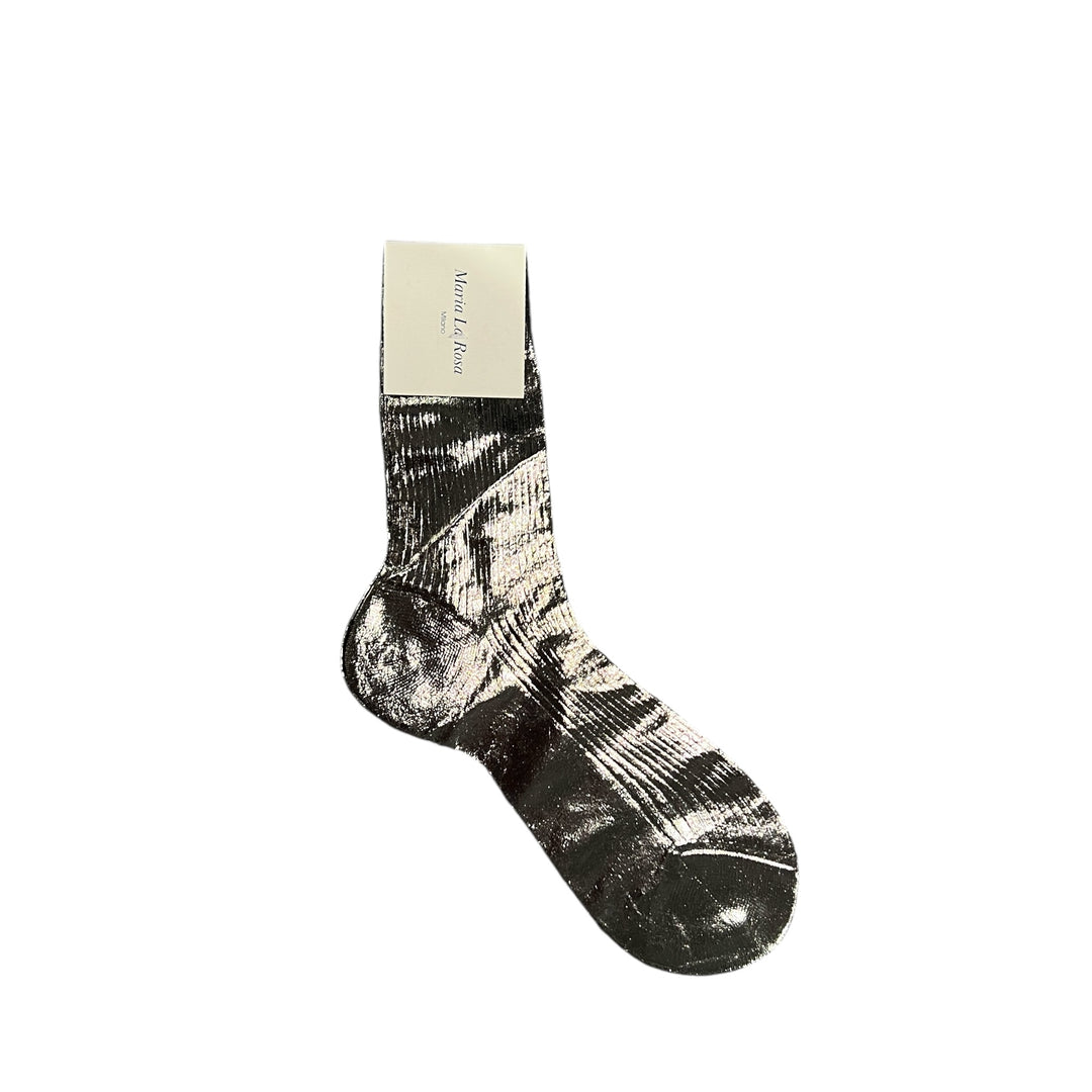 ONE RIBBED LAMINATED SOCKS